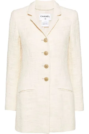 CHANEL Enkeltradet blazer i tweed fra 2012