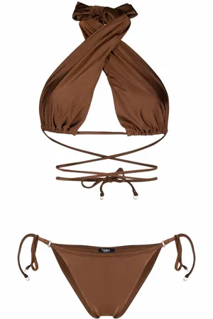 Noire Swimwear Bikinisæt med krydset front