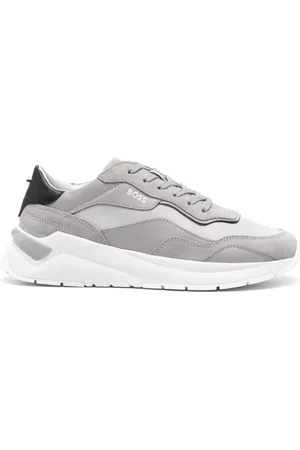 HUGO BOSS Sneakers i læder med snøre