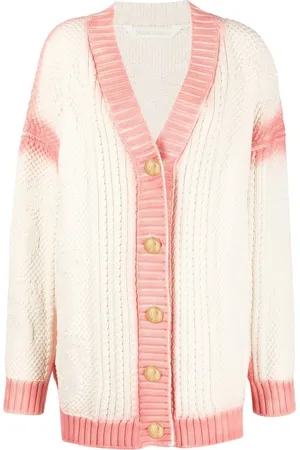 Palm Angels Spray cardigan med malet effekt og logotryk