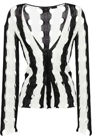 Pinko Havana cardigan med udskæringsdetalje