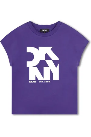 DKNY T-shirt med logotryk