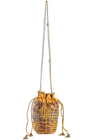 Nannacay Elisa crossbody-taske med blomstret applikation