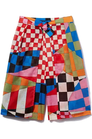 PUCCI Junior Shorts med Giardino-tryk