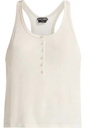 Tom Ford Ribstrikket jersey-tanktop