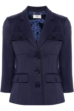 Elisabetta Franchi Twill-blazer
