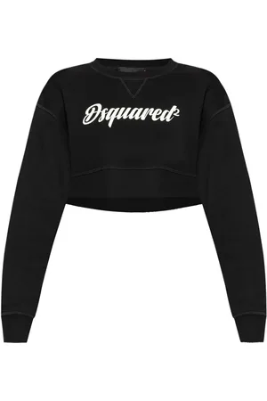 Dsquared2 Cropped sweatshirt med logotryk