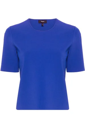 THEORY T-shirt i jersey med korte ærmer