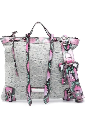Acne Studios Tote i jacquard med monogram