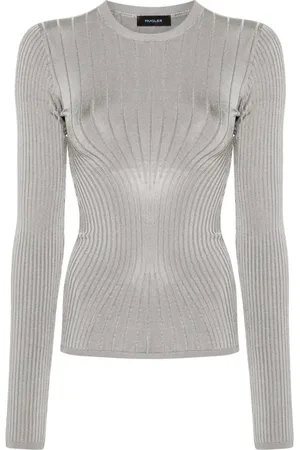 MUGLER Strikket top