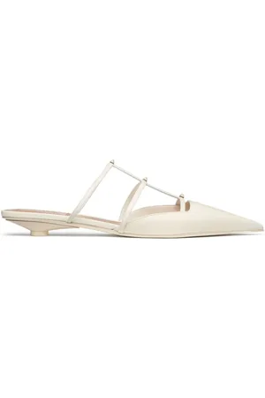 VALENTINO GARAVANI Mules i cage-læder