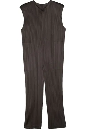 PLEATS PLEASE ISSEY MIYAKE ærmeløs jumpsuit med plisseringer
