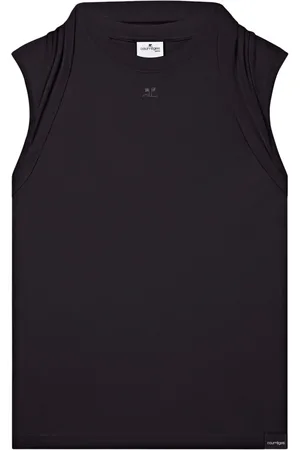 Courrèges T-shirt med draperet detalje