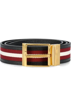 Bally Shiffie 35mm bælte med striber