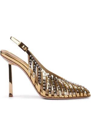 LE SILLA Cage pumps med krystaludsmykning