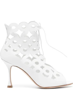 Manolo Blahnik Taralo 90mm støvler med udskæringsdetalje