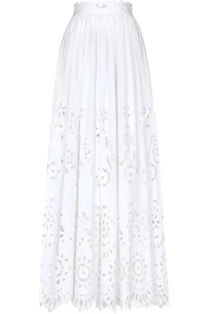 Dolce & Gabbana Lang nederdel med takket kant