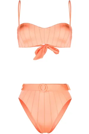 Noire Swimwear Højtaljet bikini med bælte