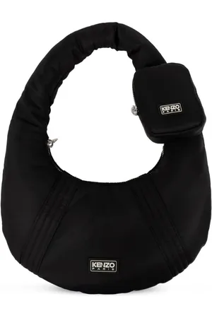 Kenzo Skuldertaske med ribbet detalje og logoapplikation