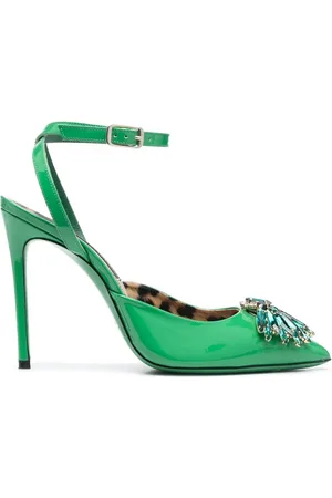 Philipp Plein 110mm vernice pumps med krystaludsmykning
