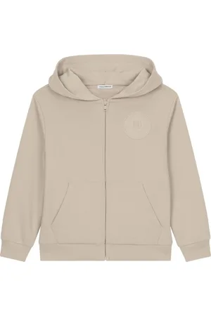 Dolce & Gabbana Hættetrøje med logo og lynlås