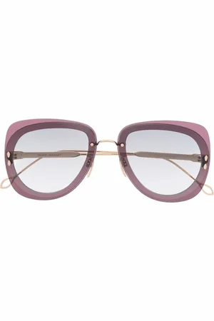 Isabel Marant Firkantede solbriller med tonet glas
