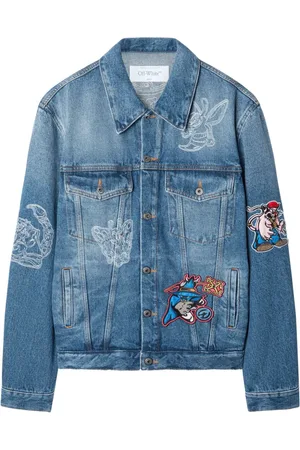 OFF-WHITE Character Skate denimjakke