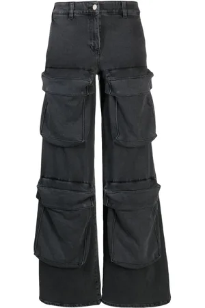 GIUSEPPE DI MORABITO Forvaskede jeans med logomærke