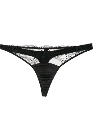 Fleur of England Gennemsigtig g-streng med blonder