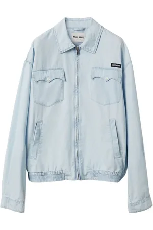 Miu Miu Chambray blouson-jakke