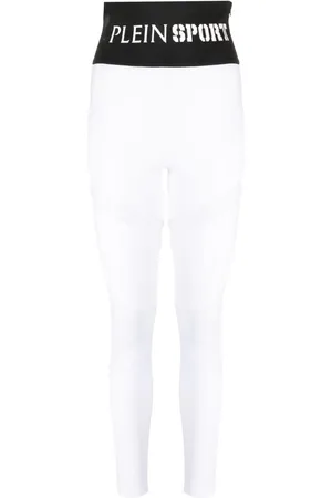 Philipp Plein Leggings med logobånd i taljen