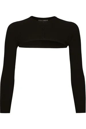 Dolce & Gabbana Cropped cardigan med knappelukning