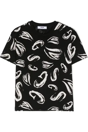 Msgm T-shirt med logotryk