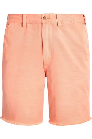 Ralph Lauren Chino-shorts med frynset kant