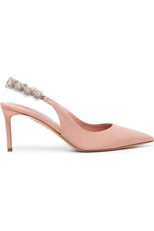 Aquazzura Comet Link 80mm grosgrain-pumps