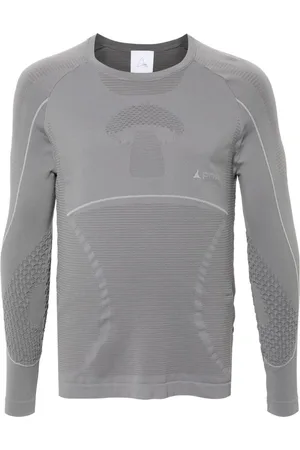 ROA Tekstureret ribbet performance-T-shirt