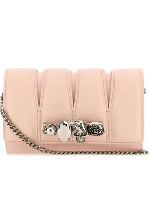 Alexander McQueen The Slash clutch i læder