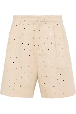 GIUSEPPE DI MORABITO Shorts med krystaludsmykning