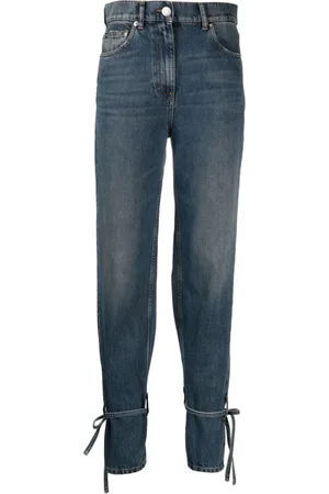 IRO Jeans med lige ben og bindelukning