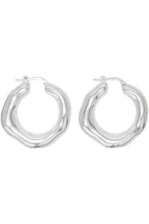 Jil Sander Skulpturelle hoop-øreringe