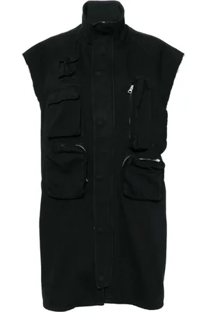 Maison Margiela Vest med lynlås og flere lommer