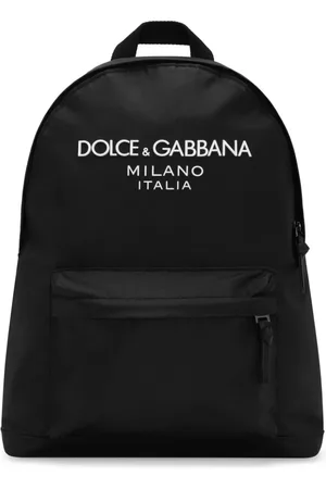 Dolce & Gabbana Rygsæk med logotryk og lynlås