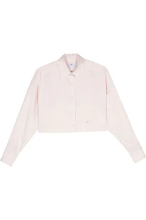Chiara Ferragni Cropped skjorte i lurex