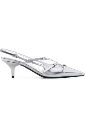 Miu Miu 55 mm pumps i læder med spænde