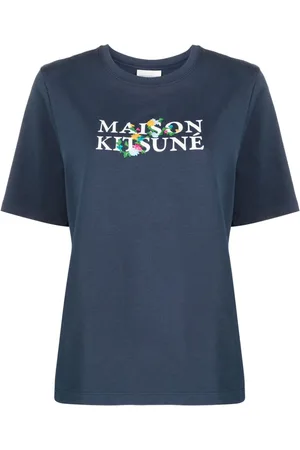 Maison Kitsuné T-shirt med logotryk