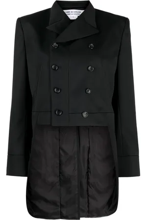 Comme des Garçons Cropped dobbeltradet blazer