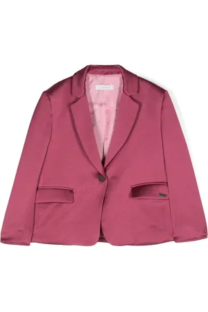 MONNALISA Enkeltradet blazer i satin
