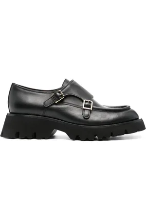 santoni Lædersko med dobbelt spænde