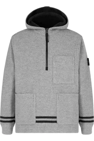 Stone Island Stribet hættetrøje