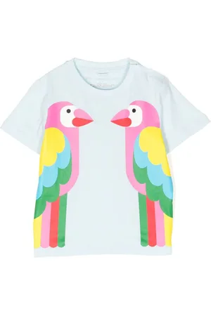 Stella McCartney Kortærmet T-shirt med grafisk tryk